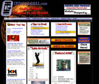 Indieglobal Music Website