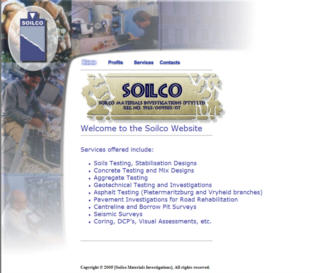 Soilco Materials Investigations